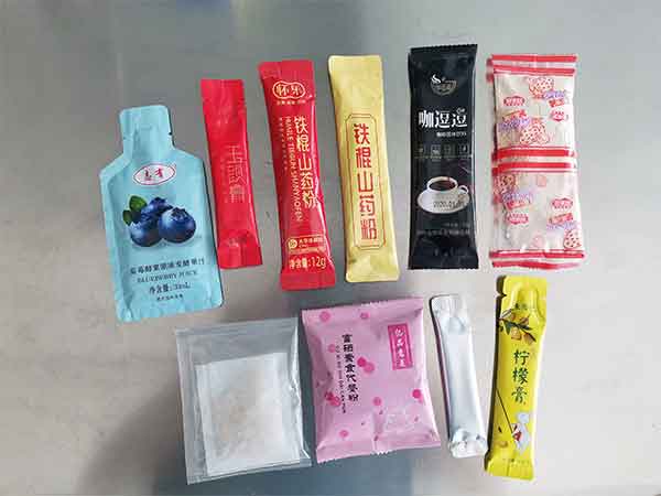 用戶自帶葛根粉來廠現場試機的包裝效果 用戶自帶葛根粉來廠現場試機的包裝效果